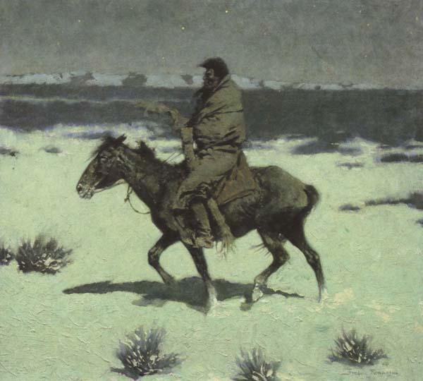 Frederic Remington The Luckless Hunter (mk43) France oil painting art